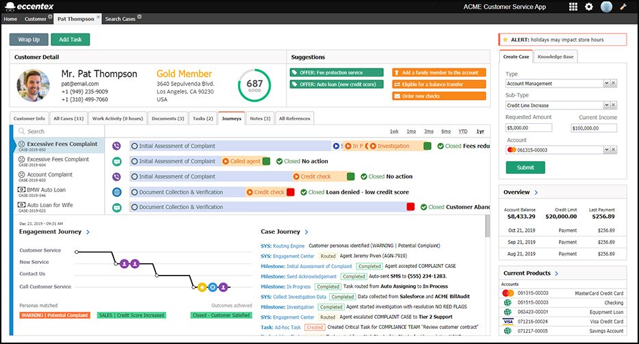 Eccentex releases the ServiceJourney Suite for seamless customer service
