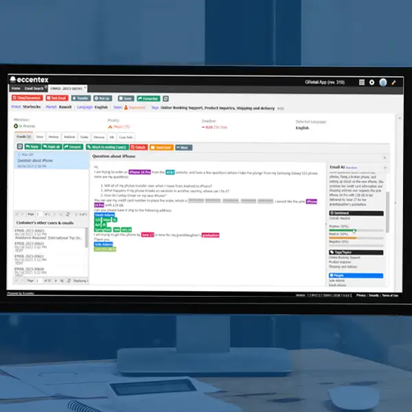 Email Analysis - Eccentex AI Services