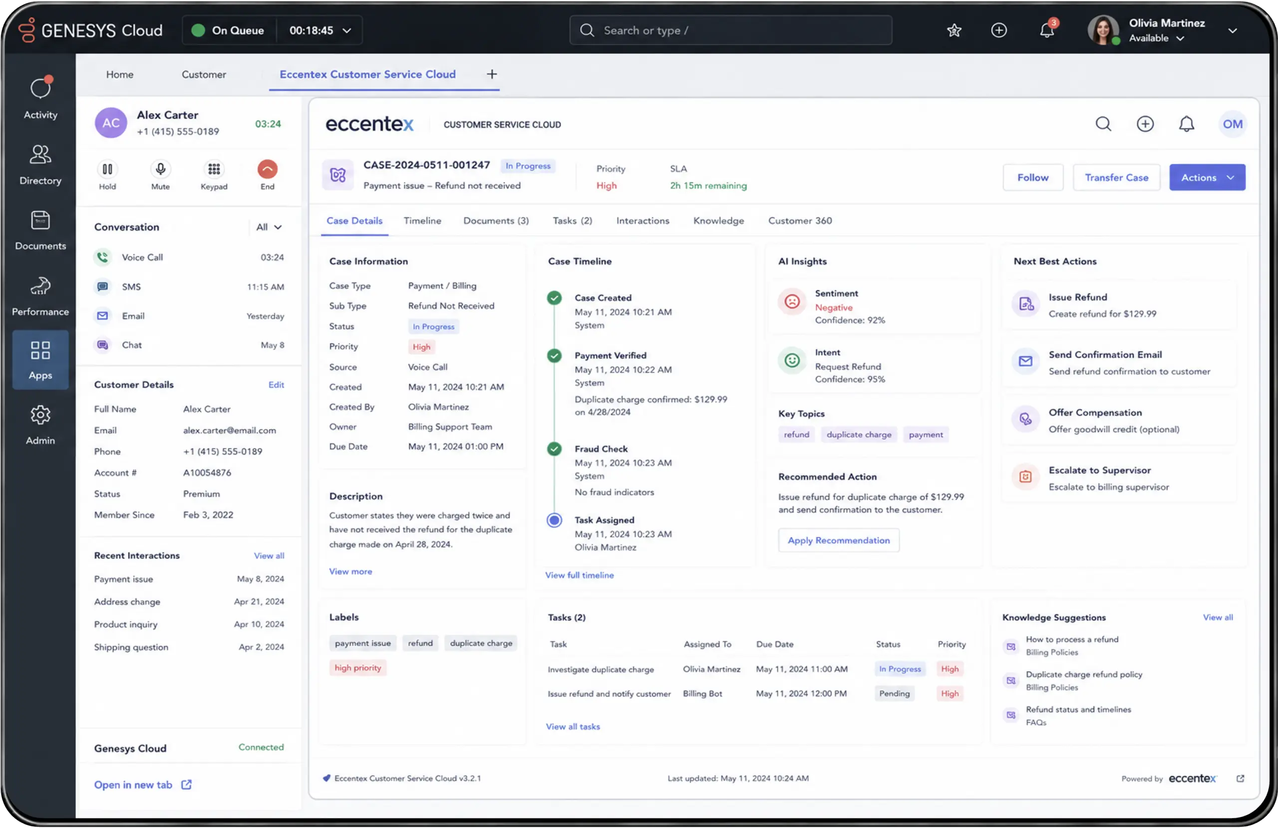 CSC GCX Integration Screenshot Modernize telecom operations without hard-coding the next service model.