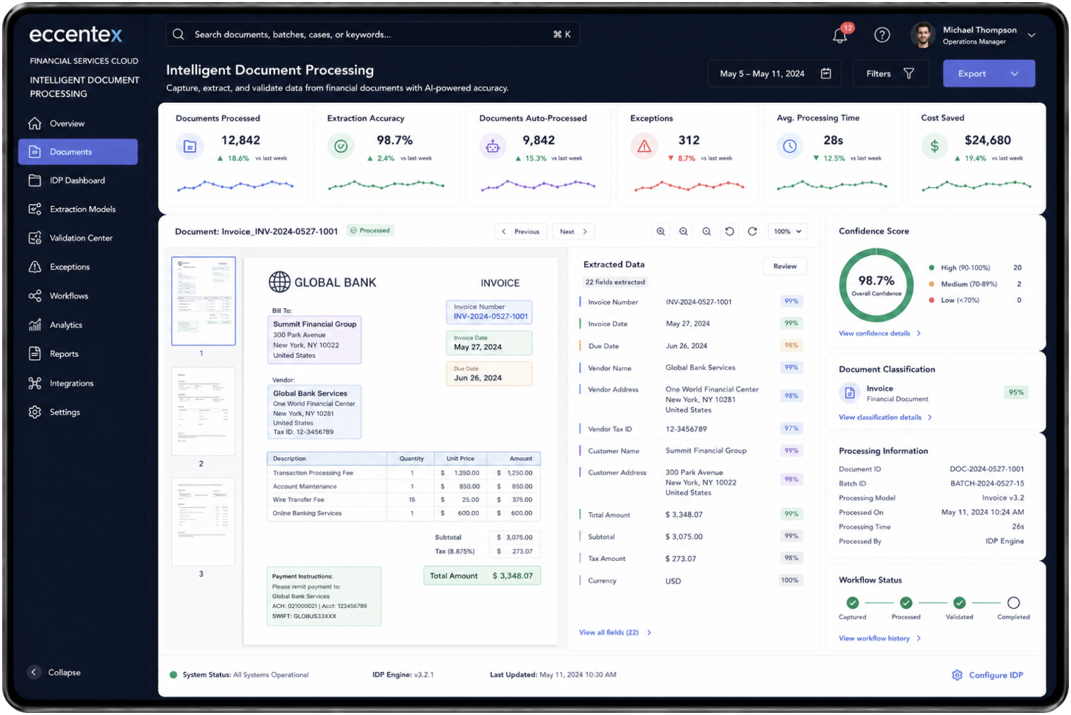 IDP for FSC Screenshot Free employees to focus on higher-value financial work.