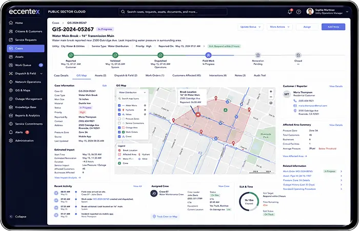 Modernize utility operations on an adaptable application foundation.
