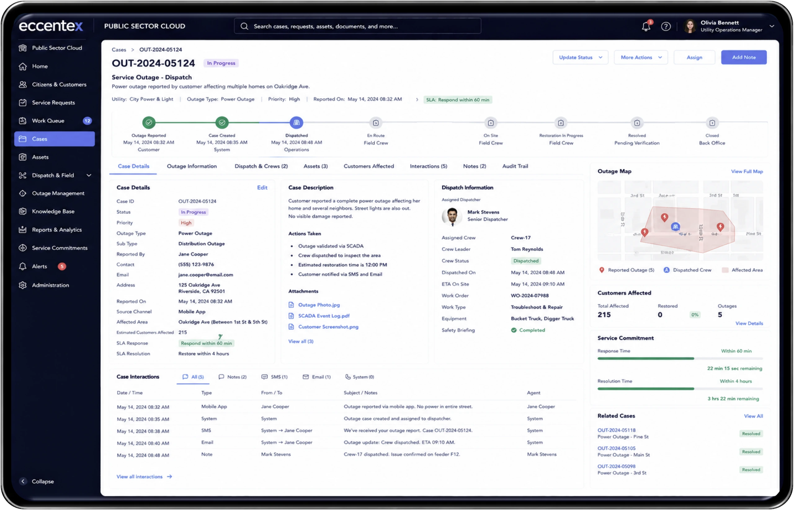 Modernize utility operations on an adaptable application foundation.